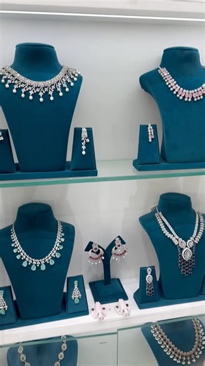 Brijwasi Silver Jewellers | Divisha by Brijwasi on Instagram: "Add this beautiful necklace to your collection today 💎 . . Visit Brijwasi Jewellers !! . #925sterlingsilver #brijwasijewellers #silvercrash #silver #trending"