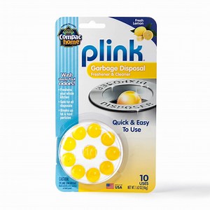 Compac Home Plink Garbage Disposal Cleaner & Deodorizer, Fresh Lemon Scent Balls, 10 Count