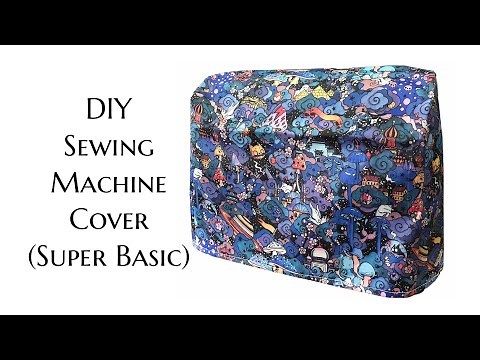 How to sew a super basic sewing machine dust cover compatible with BROTHER JV-1400 & AS2730S
