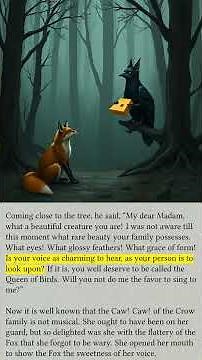 Æsop’s Fables: 23 - The Fox and the Crow