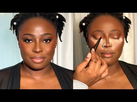 Dark Skin Bridal Tutorial | Easy Step By Step Makeup Tutorial For Beginners