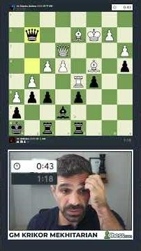 GM Evandro vs GM Krikor! Always looking for a way to trip them up!!!