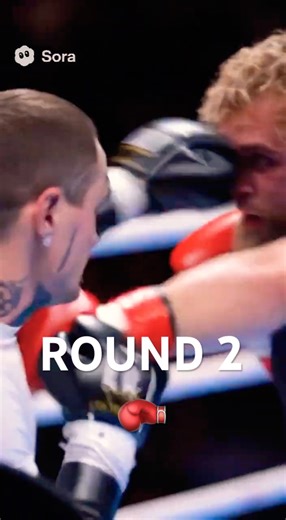 JAKE PAUL VS JAY HONEST ROUND 2 🥊 Who will win? #boxing #palestine #sora2 #jakepaul