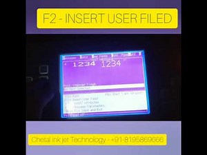 How to Create New Messages, Edit Message , Counter In videojet Inkjet printer - Case Study 2