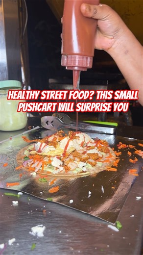 🤯😍Healthy Street Food? This Small Pushcart Will Surprise You⁉️#shorts #ytshorts #food #streetfood