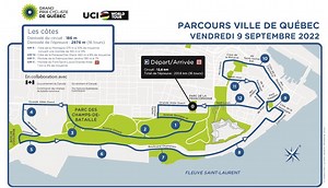 GP de Québec 2022, il percorso (Altimetria e Planimetria)