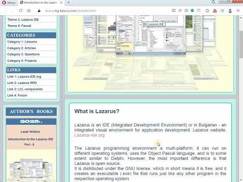 Lesson 41 from my second book of Lazarus IDE.Useful structures. 7.Parameter(Object) Sender - Part II