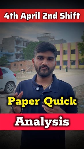 Crazy😳 4th April 2nd shift Full Paper Analysis | JEE Main 4 Apr 2nd Shift 2026 #jee2026