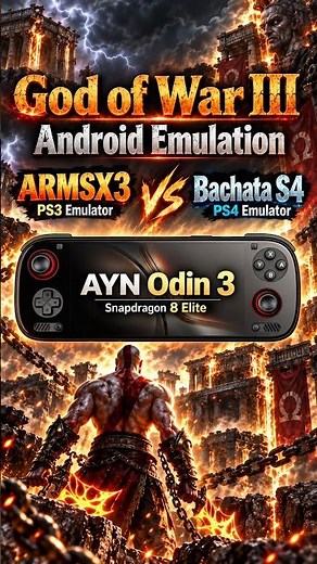 God of War III Emulated on Android! PS3 vs PS4 Comparison | ARMSX3 vs Bachata S4+
