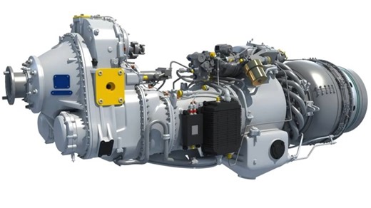 PW100涡轮螺旋桨发动机3D模型