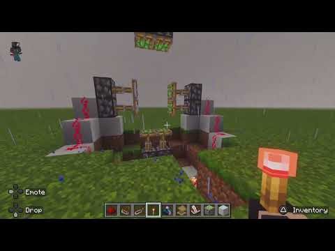 EASY Automatic Piston Door [Working 2026] Minecraft Bedrock Edition Tutorial