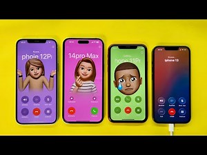 FaceTime iPhone 12 Pro Max incoming Call iPhone 11 vs IPhone 13 & iPhone 14PM, IOS Caller