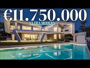 INSIDE INSANELY ULTRA MODERN MANSION ! (Los Monteros Playa, Marbella)