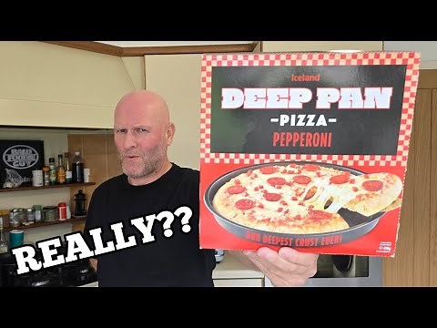 How Deep? DEEPEST CRUST EVER New Pepperoni Pizza Review