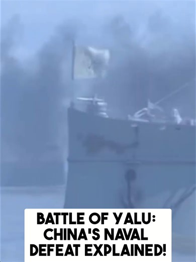 The Naval Battle of Yalu (1894) saw Chinese forces clash with Japan’s fleet; decisive Japanese victory halted Qing coastal pressure, undermined war aims, and catalyzed reform momentum within China’s navy and defenses. #navalbattle #navalhistory #japan