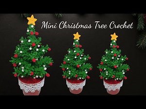 Mini Christmas Tree Crochet