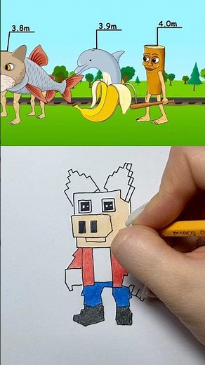 DRAWING JOHN PORK FROM STEAL A BRAINROT | STEP BY STEP #shorts
