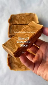 6 ingredients is all you need to turn WeetBix into this epic Biscoff caramilk slice!! 😍 Follow @run2food for lots more healthy easy treat recipes! You guys loved my No-bake Weetbix slice series last year so I thought I’d do a continuation of it this month… So this is episode 11 and it’s for the Biscoff lovers who loveeeee caramel! 💗 Here is the recipe ➡️ Weetbix Biscoff Caramilk Slice Makes: 5 slices INGREDIENTS: ✅ 4 Weetbix bricks (60g), crushed ✅ 1/2 cup (60g) caramel protein powder (I used 