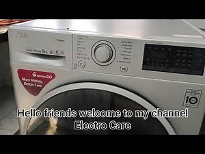 How to use Mix program with Prewash option in LG Direct Drive front load 8kg washing machine