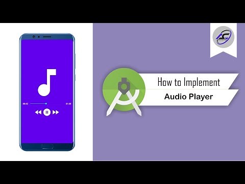 How to Implement Audio Player in Android Studio | AudioPlayer | Android Coding