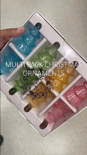 MULTI PACK CHRISTMAS ORNAMENTS