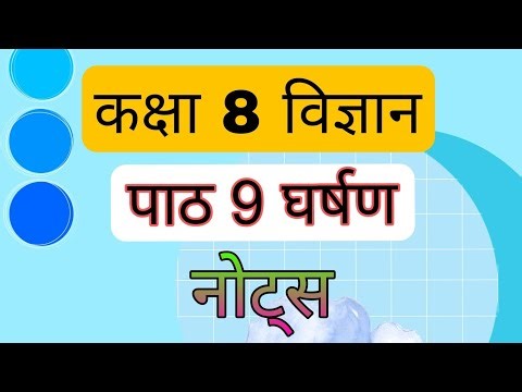 घर्षण |Class 8th science Chapter 9 | friction||‪@onlineclassd1‬|विज्ञान कक्षा 8 नोट्स