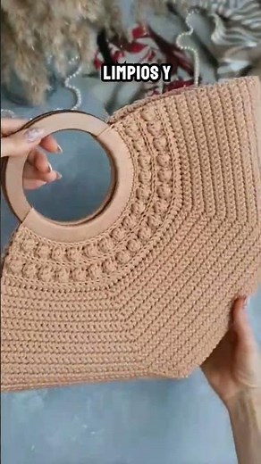 How to make a stylish hand-knitted bag | Modern techniques step by step 🧶✨
