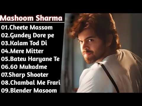Mashoom Sharma🔥🥷 Top 10 Superhit Songs| Cheete Massom | 60 Mukadme | SharpShooter