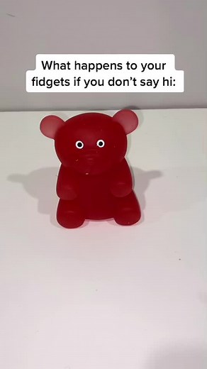 Cute Gummy Bear Fidget Toy Showcase