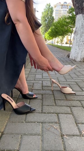 Open toes with different colours of High Heels 👟🩰👠