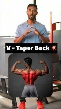 ‼️Lat pull - Down (OR) Pull - Ups ❓ Which is Best For Your Best 🫵🏻 By #coachmohan #indianvtaper