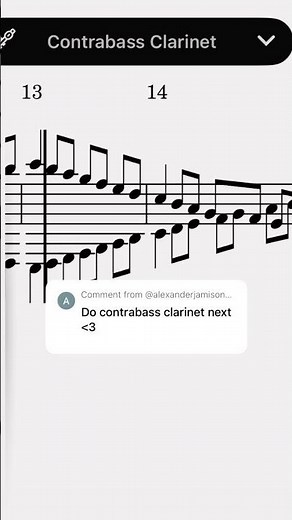 beginner friendly contrabass clarinet warmup #fyp #foryou #bassclarinet #fypシ