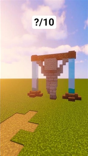 Epic minecraft statue tutorial #minecraftbuildingtechniques