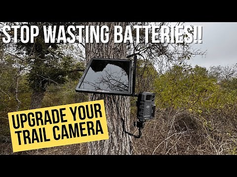 Boost Your Trailcam Performance With This Spypoint Solar Panel Lithium Battery Combo