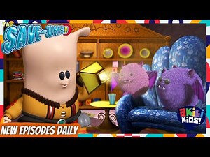 The Save Ums | Danger! Sticky Food | Akili Kids!