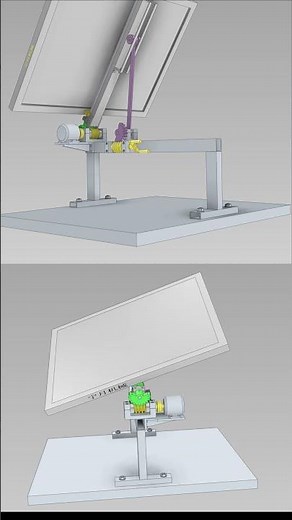 Light tracking system #mechanism #machine #3dprinting #solidworks #simulation