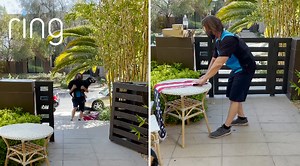 Amazon Delivery Driver Stops Dog From Escaping, Then Takes Care Of American Flag