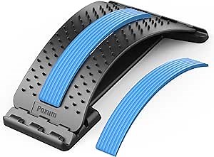 Back Stretcher for Lower Back Pain Relief, Back Cracker Board, Multi-Level Back Massager Lumbar, Spinal and Back Stretching Device for Spine Decompression, Herniated Disc, Sciatica Pain Relief