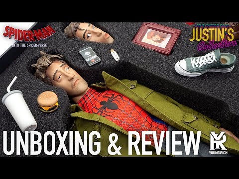 Spider-Man Peter B Parker Casual 1/6 Scale Into the Spider-Verse Young Rich Toys Unboxing & Review