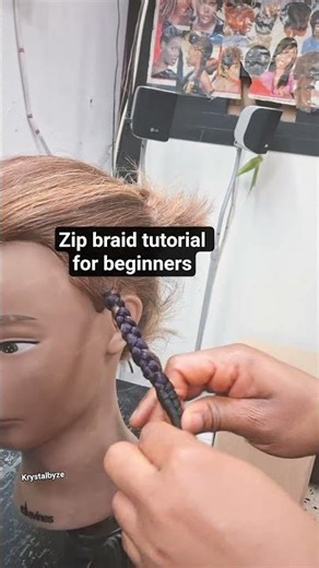Zip braid tutorial for beginners