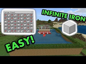 1.21 IRON FARM TUTORIAL in Minecraft Bedrock (MCPE/Xbox/PS4/Nintendo Switch/Windows10)