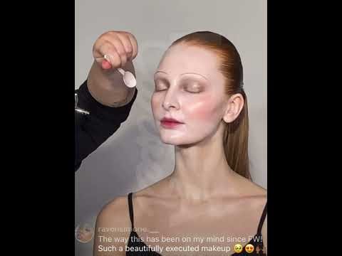 Pat McGrath LIVE - Porcelain Doll Makeup Tutorial - Glass face