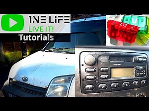 Ford Transit Connect - How to Remove and Replace Radio. Radio Fuse Location