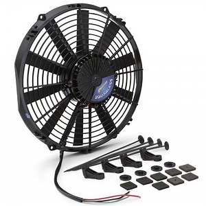 Proform Corvette 12-Inch Brushless Electric Radiator Fan; 2100 CFM 67034 (Universal; Some Adaptation May Be Required) - Free Shipping