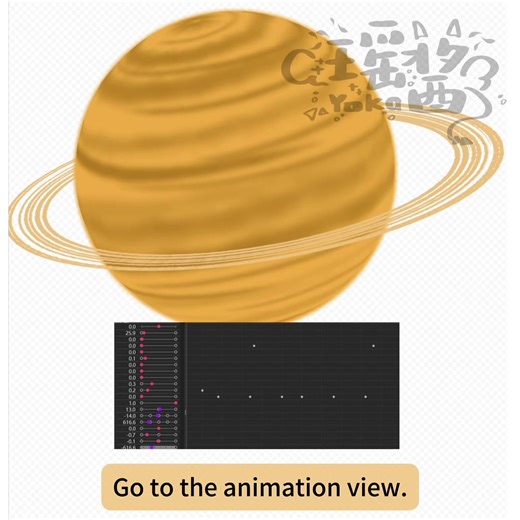 Crear un Saturno 3D en Live2D: Tutorial de Rigging