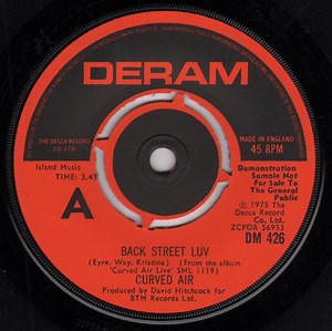 Curved Air - Back Street Luv (Live)