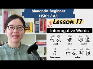 Lesson 17: Interrogative Words 什么shénme 谁shéi 哪里nǎli 几jǐ - Chinese Mandarin Beginner HSK1 / A1