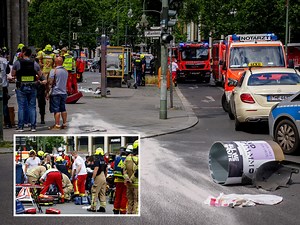 Berlin Police Report One Dead, Several Injured After Car Drives Into Crowd