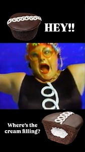 HEY! Where’s the cream filling??? Late 90s Hostess Cupcakes commercial. #rememberthis #90s #90scommercials #90spopculture #90stv #90slife #90sadvertising #90sstuff #90skids #retrocommercials #vintagecommercials | The Retro Retake