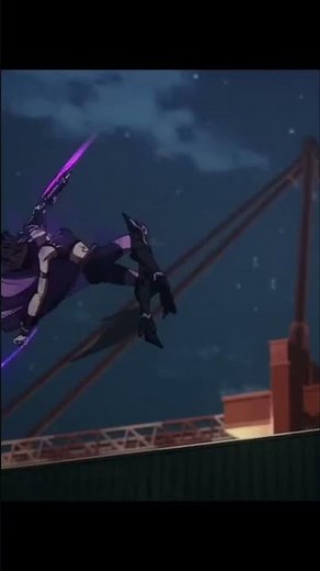 Epic Anime Battle: Purple vs. Gold Energy Clash! #shorts